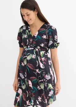 Robe de grossesse et d’allaitement en viscose fluide
