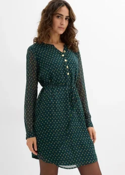 Robe de grossesse et d’allaitement en voile imprimé