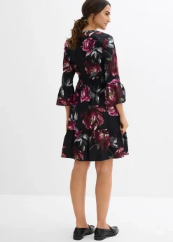 Robe de grossesse et d’allaitement en satin de coton