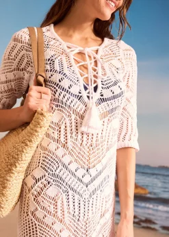 Robe de plage en maille