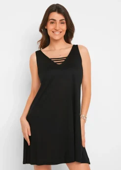 Robe de plage transparente en viscose