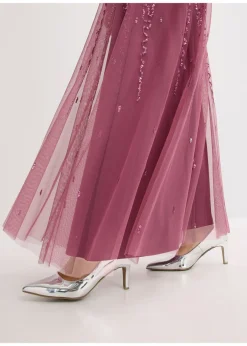 Robe de soirée à sequins