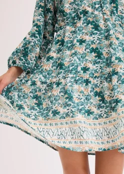 Robe effet lin