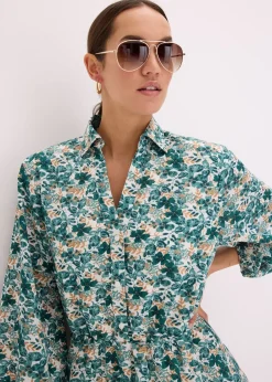 Robe effet lin