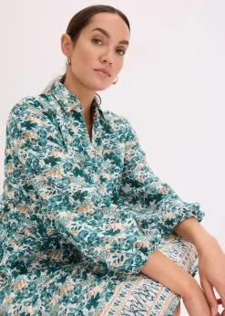 Robe effet lin