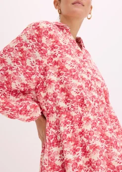 Robe effet lin