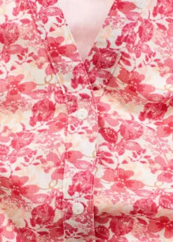 Robe effet lin