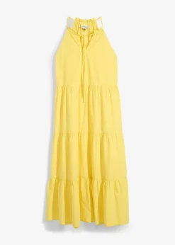 Robe en coton et soie