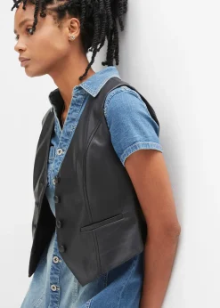 Robe en jean boutonnée avec ourlet à cru