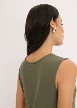 Robe en jersey à col lavallière