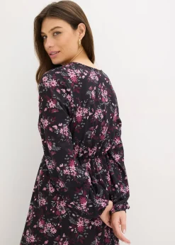 Robe en jersey à manches ballon