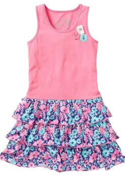 Robe en jersey à volants