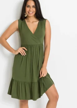 Robe en jersey avec dentelle
