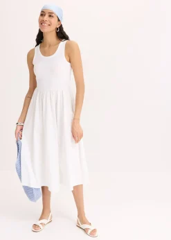 Robe en jersey bi-matière
