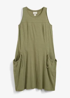 Robe en jersey coton avec poches