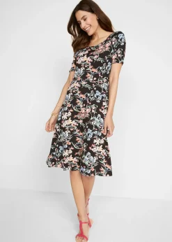Robe en jersey coupe trapèze