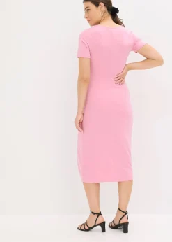 Robe en jersey de viscose mélangée