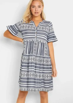 Robe en jersey de viscose mélangée