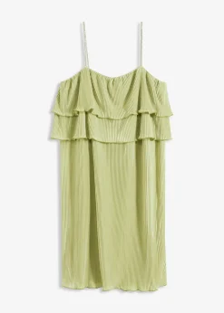 Robe en jersey plissé