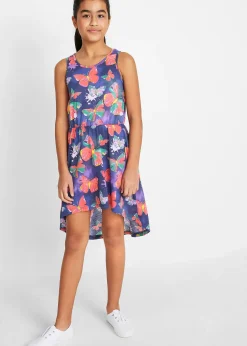 Robe en jersey, plus longue derrière