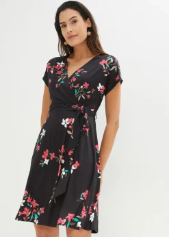 Robe en jersey style portefeuille