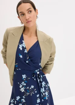 Robe en jersey style portefeuille