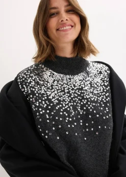 Robe en maille à sequins