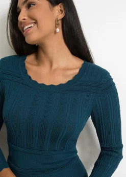 Robe en maille ajourée
