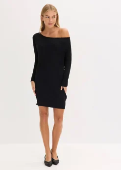 Robe en maille asymétrique