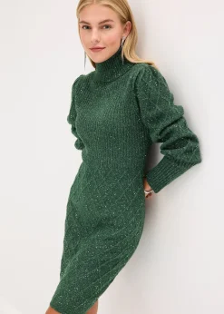 Robe en maille brillante