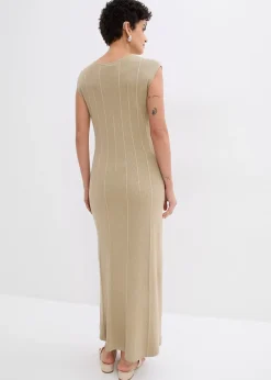 Robe en maille flatteuse en viscose mélangée