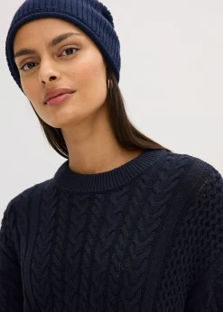 Robe en maille torsadée