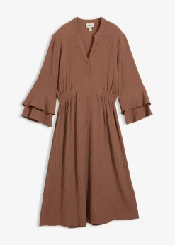 Robe en matière texturée