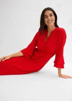 Robe en matière texturée