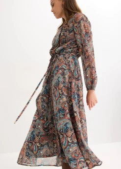 Robe en mousseline à imprimé paisley