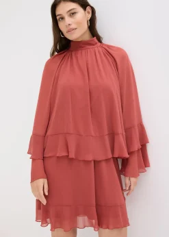 Robe en mousseline à volants