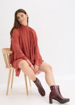 Robe en mousseline à volants
