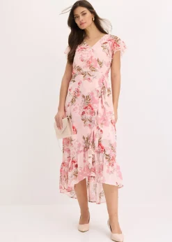 Robe en mousseline à volants