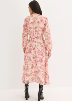 Robe en mousseline avec lien à nouer (ens. 2 pces)
