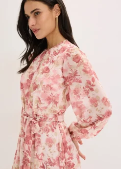 Robe en mousseline avec lien à nouer (ens. 2 pces)