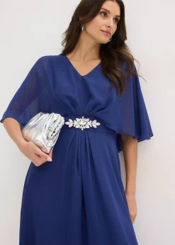 Robe en mousseline avec strass