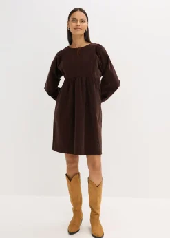 Robe en velours côtelé