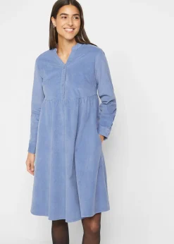 Robe en velours de coton côtelé