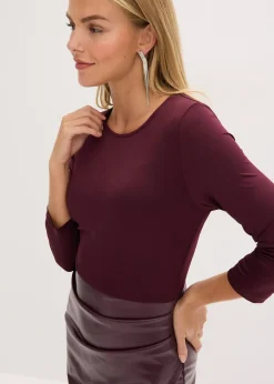 Robe enduite avec haut en jersey