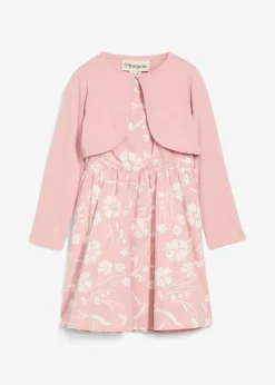 Robe et boléro 100% coton (ens. 2 pces)