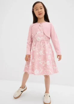 Robe et boléro 100% coton (ens. 2 pces)