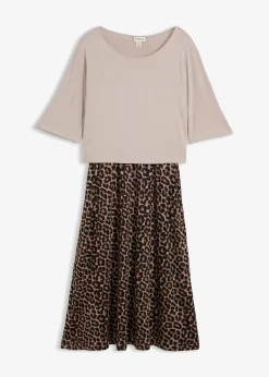 Robe fluide en jersey viscose