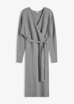Robe fluide en maille de viscose mélangée