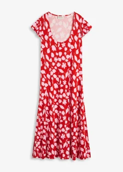 Robe imprimée en jersey viscose