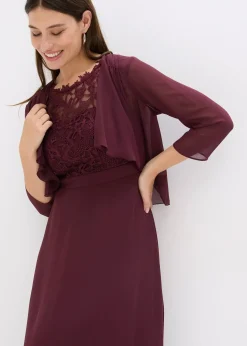 Robe longue avec dentelle